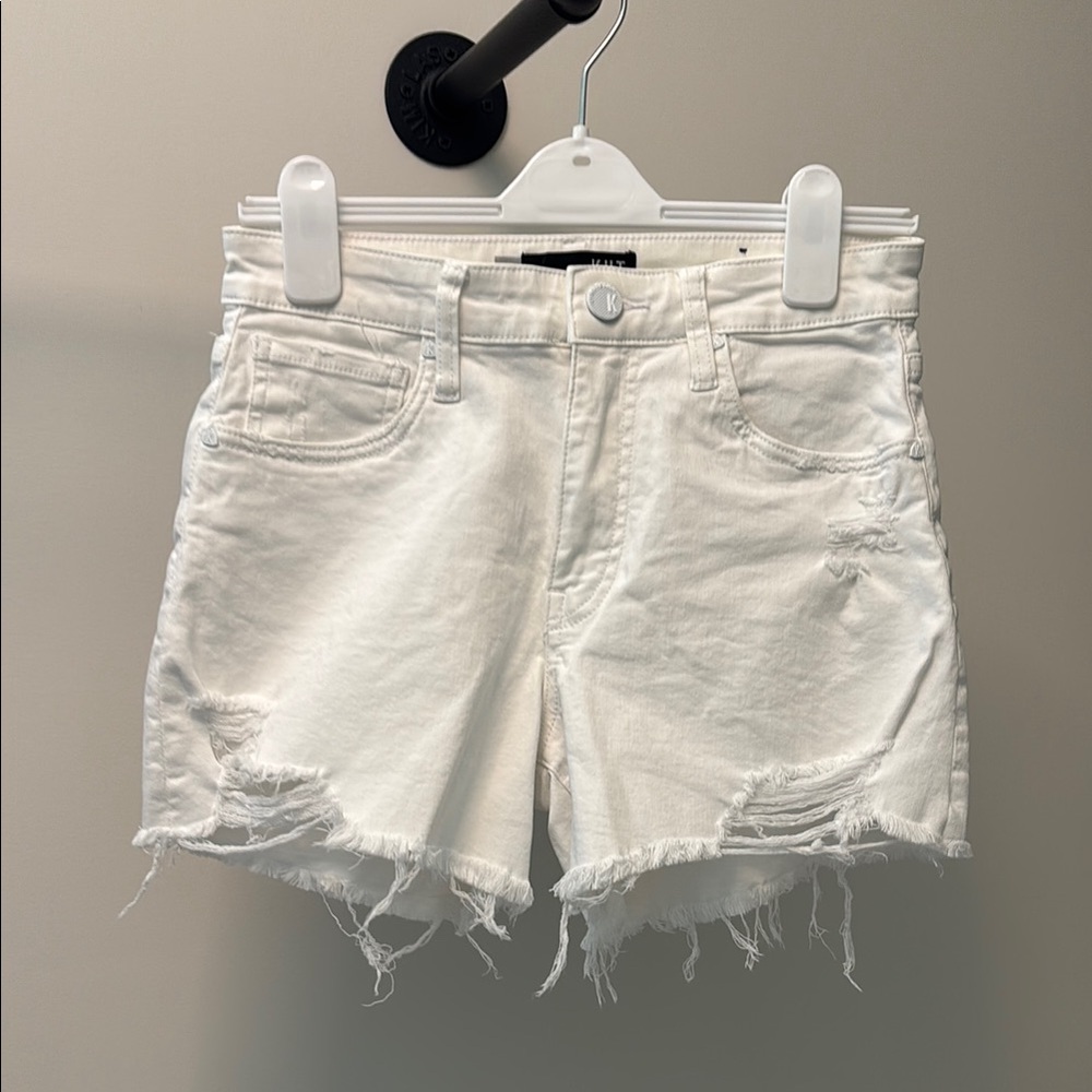 Kut from the Kloth Jane Fray Hem High Rise Short Size 2